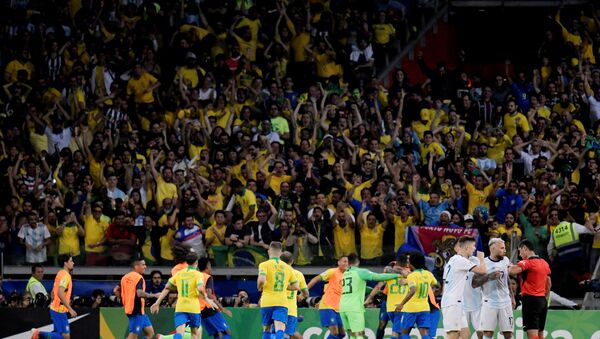 Seleção brasileira vence a Argentina e se classifica para a final da Copa América, 2 de julho de 2019  - Sputnik Brasil