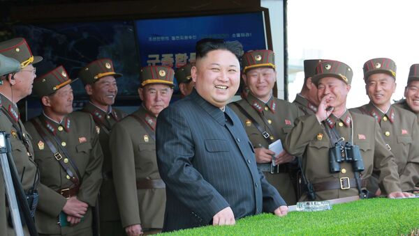 Kim Jong-un, líder da Coreia do Norte ( foto de arquivo) - Sputnik Brasil
