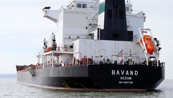 Navio iraniano Bavand é visto perto do porto de Paranaguá, Brasil, 18 de julho de 2019 - Sputnik Brasil