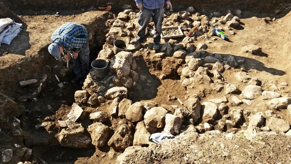 Excavações arqueológicas em Israel ( foto de arquivo) - Sputnik Brasil