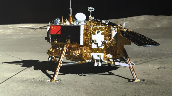 Missão chinesa Chang'e 4 na Lua, em 12 de janeiro de 2019 - Sputnik Brasil
