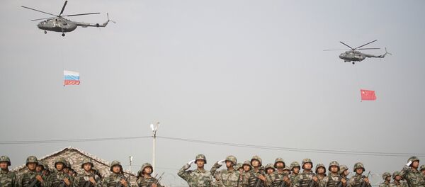 Last stage of the previous year's SCO anti-terrorist exercise Peace Mission - 2013. - Sputnik Brasil