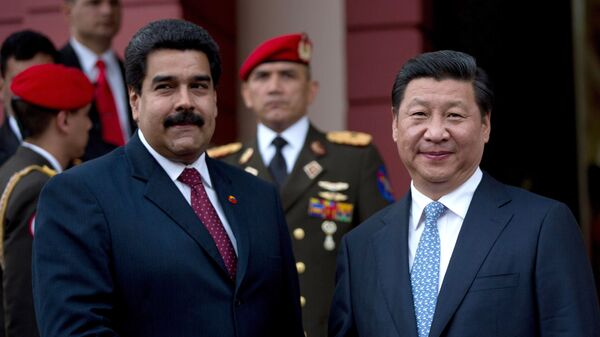 Presidentes da Venezuela e da China, Nicolás Maduro e Xi Jinping - Sputnik Brasil