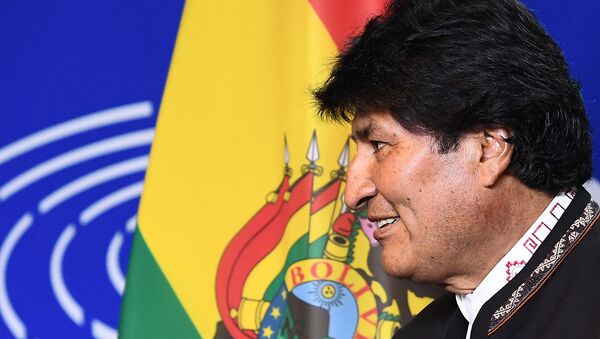 Evo Morales, presidente da Bolívia - Sputnik Brasil