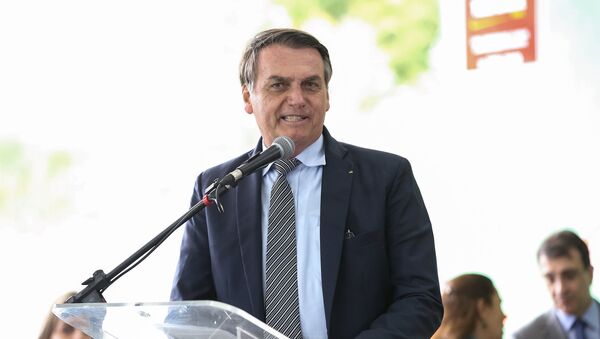 Jair Bolsonaro faz discurso no Rio Grande do Sul - Sputnik Brasil