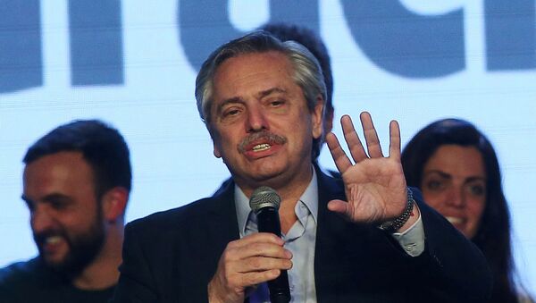 Alberto Fernández, candidato à Presidência da Argentina - Sputnik Brasil