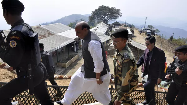 O ministro indiano da Defesa, Rajnath Singh, em foto de arquivo. - Sputnik Brasil