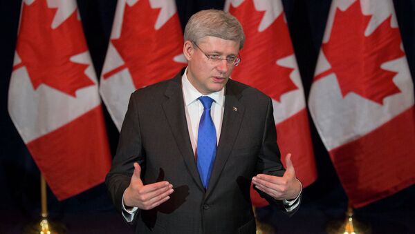 Stephen Harper, primeiro-ministro do Canadá - Sputnik Brasil