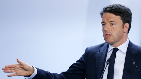 Matteo Renzi, primeiro-ministro da Itália. - Sputnik Brasil