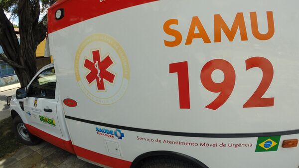 Ambulância brasileira do Serviço de Atendimento Móvel de Urgência (SAMU) (foto referencial) - Sputnik Brasil