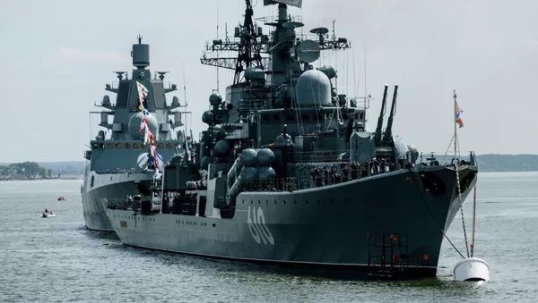 Destróier Nastoychivy na região de Kaliningrado, Rússia - Sputnik Brasil