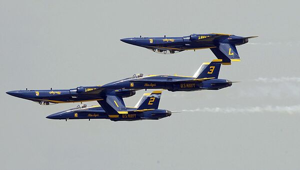 Blue Angels da Marinha dos EUA - Sputnik Brasil