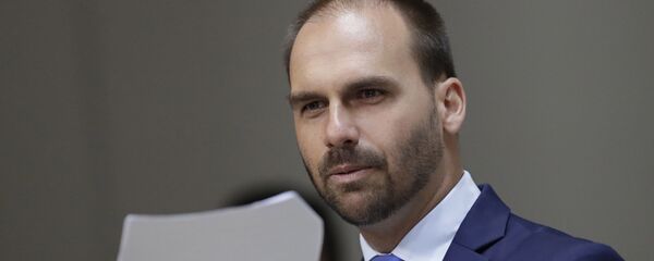 Eduardo Bolsonaro em 14 de agosto de 2019. - Sputnik Brasil