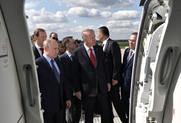 Caças russos Su-35 e Su-57 estão nos planos de Erdogan em vez dos F-35 norte-americanos  - Sputnik Brasil