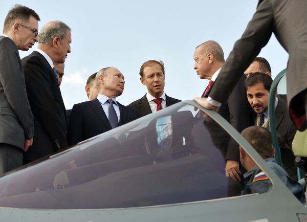 Turquia não precisa de autorização dos EUA para comprar caças russos, diz Erdogan - Sputnik Brasil