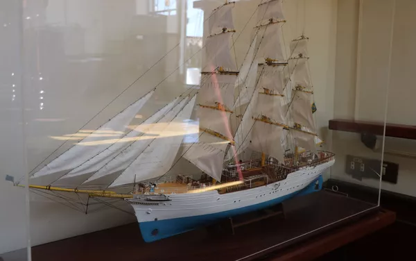 Maquete do navio Cisne Branco da Marinha do Brasil Maquete do navio Cisne Branco da Marinha do Brasil - Sputnik Brasil