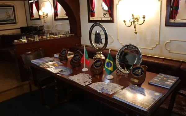 Interior do navio Cisne Branco da Marinha Brasileira Interior do navio Cisne Branco da Marinha Brasileira - Sputnik Brasil