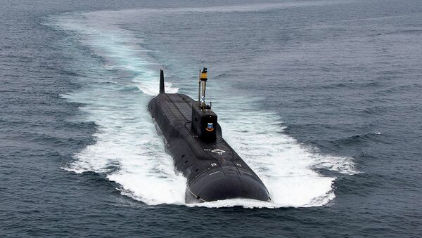 Submarino russo Yuri Dolgoruky do projeto 955 K-535, da Frota do Norte da Rússia (imagem referencial) - Sputnik Brasil