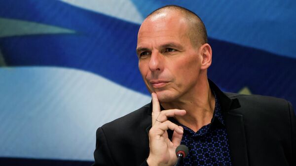 Ministro das Finanças da Grécia, Yanis Varoufakis - Sputnik Brasil