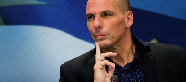 Ministro das Finanças da Grécia, Yanis Varoufakis - Sputnik Brasil