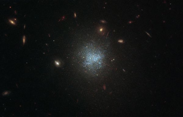 Hubble capta FOTO incrível de galáxia debilitada na constelação da Baleia Hubble capta FOTO incrível de galáxia debilitada na constelação da Baleia - Sputnik Brasil