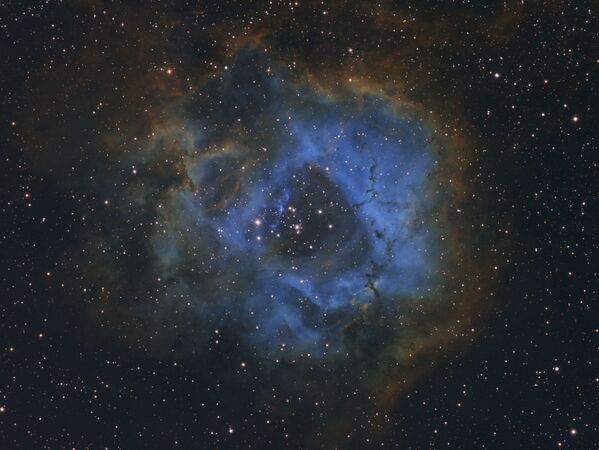 Nebulosa Roseta registrada pelo fotógrafo holandês Davy van der Hoeven, que ganhou o 1º lugar na categoria Jovem Astronomia do Fotógrafo do Ano, na competição Insight Investment Astronomy Photographer of the Year 2019 - Sputnik Brasil