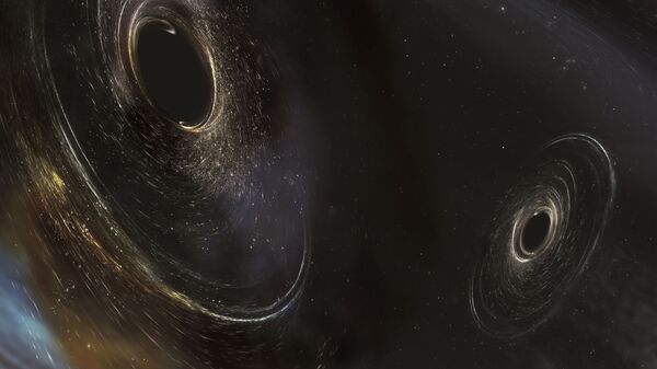 Buracos negros a 3 bilhões de anos-luz - Sputnik Brasil
