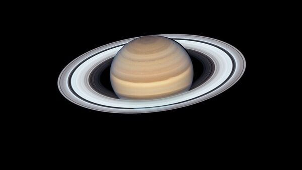 Foto de Saturno feita pelo observatório espacial Hubble da NASA - Sputnik Brasil