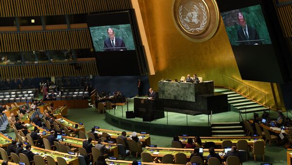 Sergei Lavrov discursa na sede da ONU - Sputnik Brasil
