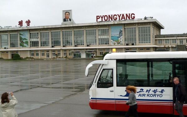 Aeroporto de Pyongyang em 2010. Aeroporto de Pyongyang em 2010. - Sputnik Brasil