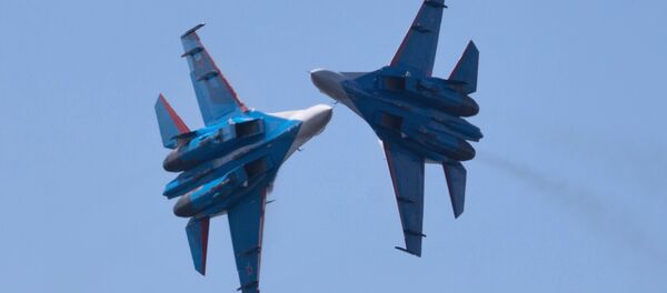 Caças Su-27 Caças Su-27 - Sputnik Brasil