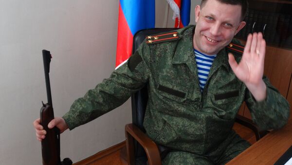 Alexander Zakharchenko, líder da República Popular de Donetsk (RPD) - Sputnik Brasil