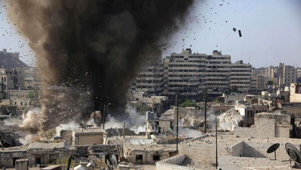 Explosão em Aleppo. - Sputnik Brasil