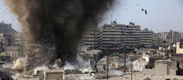 Explosão em Aleppo. - Sputnik Brasil