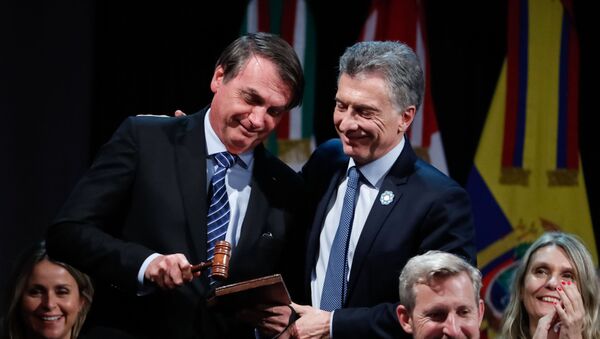 Brasil recebe da Argentina a Presidência pró-tempore do Mercosul, em agosto de 2019 - Sputnik Brasil