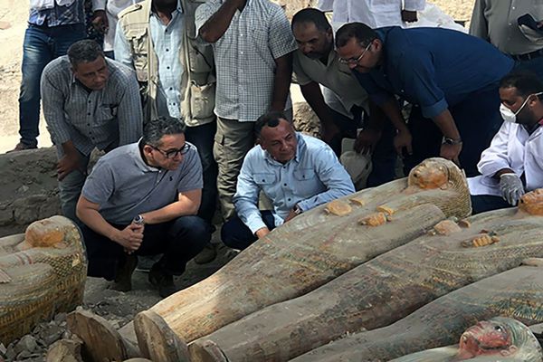 Ao menos 20 sarcófagos: necrópole egípcia traz uma das 'maiores descobertas' (FOTOS) - Sputnik Brasil