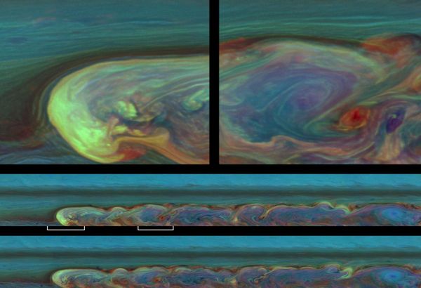Novo tipo de tempestades é descoberto em Saturno (FOTOS) - Sputnik Brasil