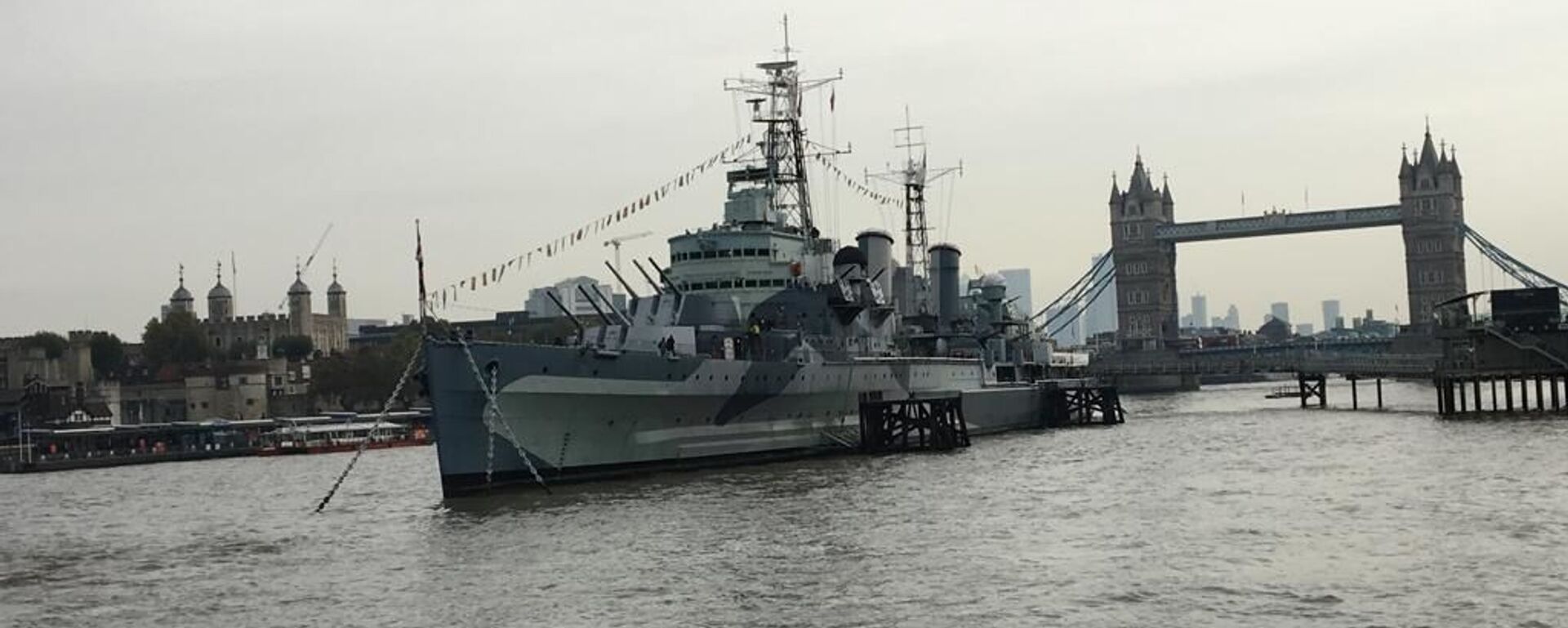 Navio da Marinha Real britânica, HMS Belfast - Sputnik Brasil, 1920, 09.12.2025