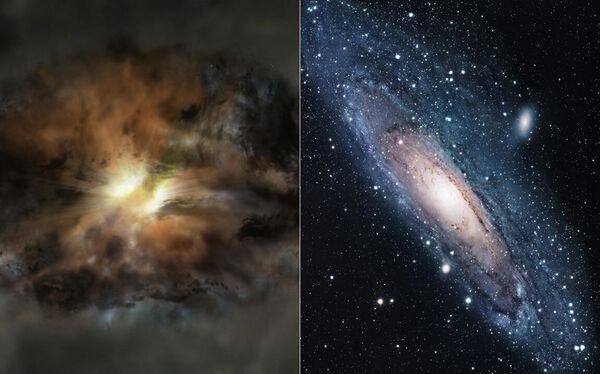 Guerra das galáxias? Os 'vampiros' que estão consumindo seus vizinhos - Sputnik Brasil