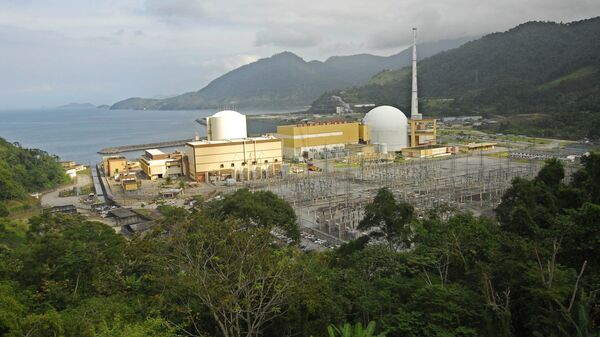 Usinas nucleares Angra 1 e Angra 2, em Angra dos Reis (RJ) - Sputnik Brasil