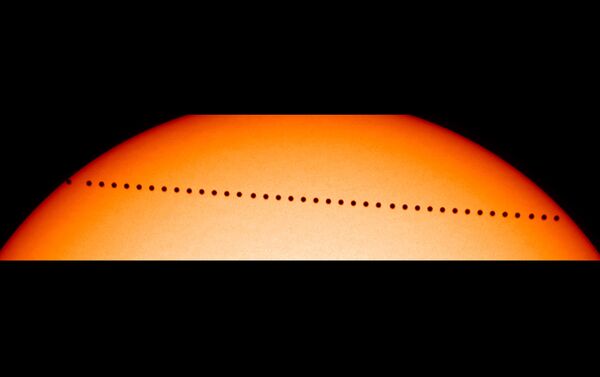 Trânsito de Mercúrio através do disco solar - Sputnik Brasil