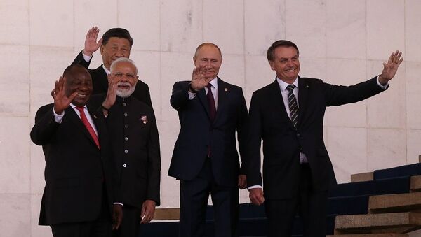 Líderes dos países membros do BRICS em Brasília (foto de arquivo) - Sputnik Brasil