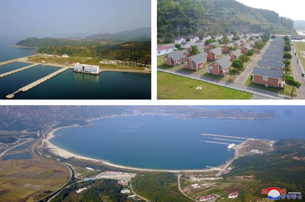 Resort do Monte Kumgang é visto durante a visita do líder da Coreia do Norte, Kim Jong-un
 - Sputnik Brasil