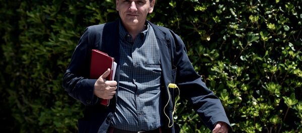 Euclidis Tsakalotos, novo ministro das Finanças da Grécia - Sputnik Brasil