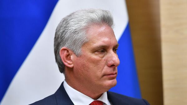 Miguel Díaz-Canel, presidente de Cuba - Sputnik Brasil