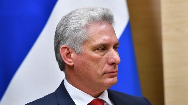 Miguel Díaz-Canel, presidente de Cuba - Sputnik Brasil