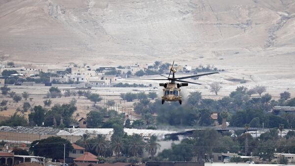 Helicóptero da Força Aérea de Israel - Sputnik Brasil