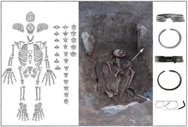 Fósseis de amazona cobertos por joias são achados em antigo campo de batalha na Armênia (FOTOS) - Sputnik Brasil