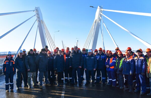 Construção da 1ª ponte que une Rússia com China é completada (FOTO) - Sputnik Brasil