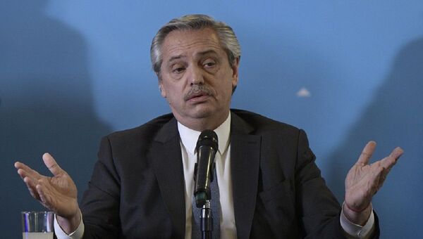 Presidente eleito argentino Alberto Fernández - Sputnik Brasil